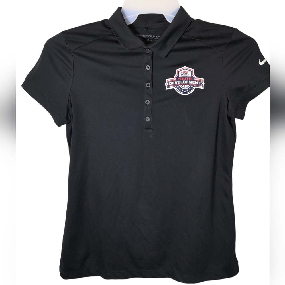 Nike Golf  Dri-Fit  USA Basketball Youth Development  Women's Polo Shirt Size M